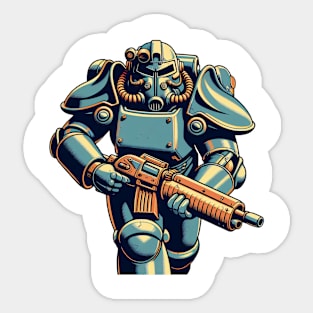 Fallout 4 Power Armor carrying Riffle Sticker